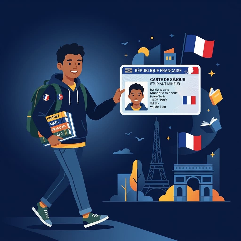 Titre de séjour mineur scolarisé : conditions et démarches