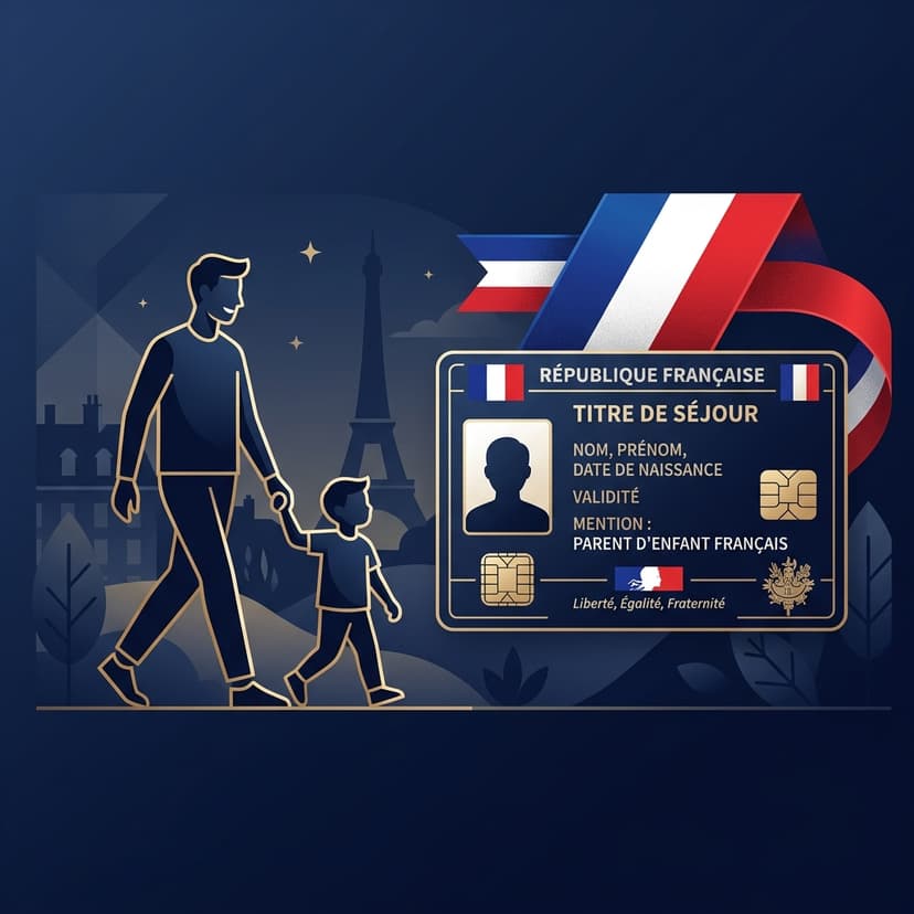 Titre de séjour parent d'enfant français