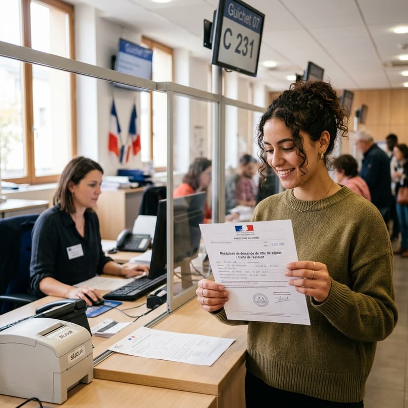 Combien de fois un récépissé peut-il être renouvelé ?
